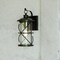 Vaxcel Adams 1 Light Black Dusk to Dawn Outdoor Wall Lantern Clear Glass T0633 - alternate 1